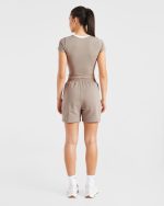 Courtside Shorts - Mocha - Image 4