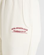 Courtside Straight Leg Joggers - Off White - Image 6