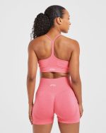 Empower Seamless Sports Bra - Pink Marl - Image 2