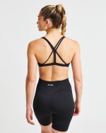 Essential Strappy Sports Bra - Black - Image 10