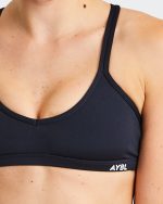 Essential Strappy Sports Bra - Black - Image 13