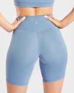 Staple Cycling Shorts - Slate Blue - Image 6