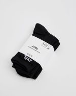 Everyday Crew Socks (3 Pack) - Black - Image 4