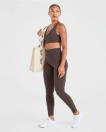 Staple Leggings - Coffee Brown - Image 8