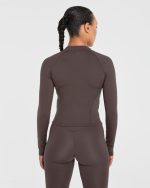 Staple Zip Jacket - Coffee Brown - Image 2