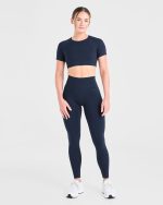 Staple Leggings - Navy - Image 3