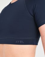 Staple Crop Top - Navy - Image 5