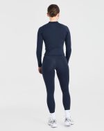 Staple Zip Jacket - Navy - Image 4