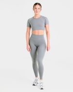 Staple Leggings - Grey - Image 3