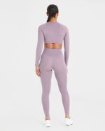 Staple Leggings - Mauve Purple - Image 4
