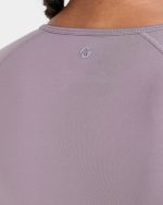 Staple Long Sleeve Crop Top - Mauve Purple - Image 6