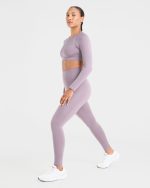 Staple Leggings - Mauve Purple - Image 7