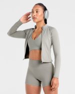 Staple Zip Jacket - Washed Olive - Image 7
