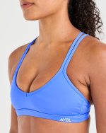 Essential Strappy Sports Bra - Summer Blue - Image 5