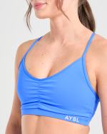 Essential Ruched Sports Bra - Summer Blue - Image 5