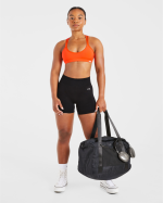 Essential Strappy Sports Bra - Bright Orange - Image 8