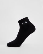 Everyday Ankle Socks (3 Pack) - Black - Image 3