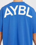 Essential Oversized T Shirt - Cobalt - Image 5
