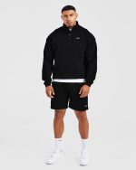 Rebound 1/4 Zip Pullover - Black - Image 3