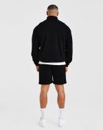 Rebound 1/4 Zip Pullover - Black - Image 4