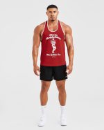 Wesley Vissers X Classic Bodybuilding Stringer - Deep Red - Image 3