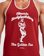 Wesley Vissers X Classic Bodybuilding Stringer - Deep Red - Image 5