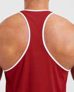 Wesley Vissers X Classic Bodybuilding Stringer - Deep Red - Image 6