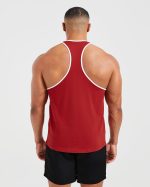 Wesley Vissers X Classic Bodybuilding Stringer - Deep Red - Image 2