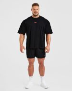 Wesley Vissers X Beyond Limits Oversized T Shirt - Black/Charcoal - Image 3