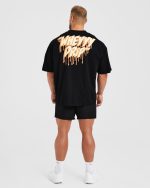 Wesley Vissers X Wheyyy Drip Oversized T Shirt - Black - Image 4