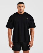 Wesley Vissers X Golden Pump Oversized T Shirt - Black - Image 2