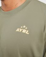 Wesley Vissers X Body Building Essentials Oversized T Shirt - Desert Green - Image 6