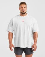 Wesley Vissers X Beyond Limits Oversized T Shirt - Grey Marl - Image 2