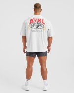 Wesley Vissers X Beyond Limits Oversized T Shirt - Grey Marl - Image 4