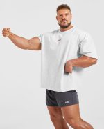Wesley Vissers X Beyond Limits Oversized T Shirt - Grey Marl - Image 7