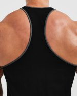 Wesley Vissers X Classic Bodybuilding Stringer - Black/Charcoal - Image 6