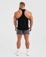 Wesley Vissers X Classic Bodybuilding Stringer - Black/Charcoal - Image 4