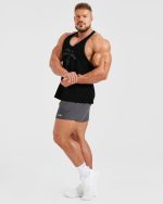 Wesley Vissers X Classic Bodybuilding Stringer - Black/Charcoal - Image 7