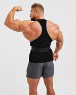 Wesley Vissers X Classic Bodybuilding Stringer - Black/Charcoal - Image 8