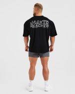 Wesley Vissers X Jacked Reacher Oversized T Shirt - Black - Image 4