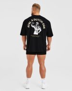 Wesley Vissers X Dutch Oak Oversized T Shirt - Black/White - Image 4