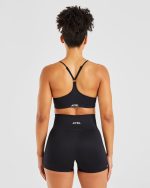Balance V3 Seamless Strappy Sports Bra - Black - Image 2