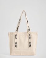 Branded Strap Tote Bag - Canvas - Image 6