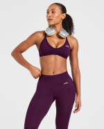 Adapt Seamless Leggings - Midnight Plum - Image 8
